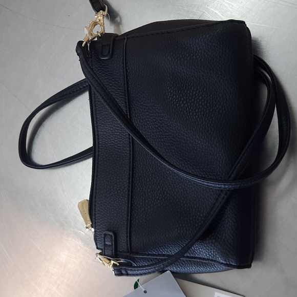 LIZ CLAIBORNE Crossbody Clutch Wallet Handbag Purse​ Bag "LC ELLY" NWT New Black - Picture 3 of 8